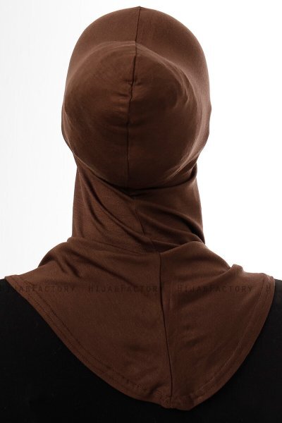 Damla - Bonnet Maschera Ninja Hijab Marrone