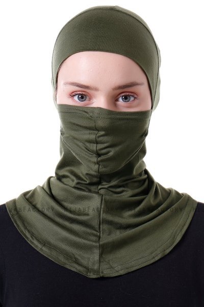 Damla - Bonnet Maschera Ninja Hijab Cachi