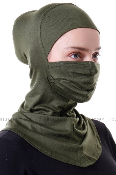 Damla - Bonnet Maschera Ninja Hijab Cachi