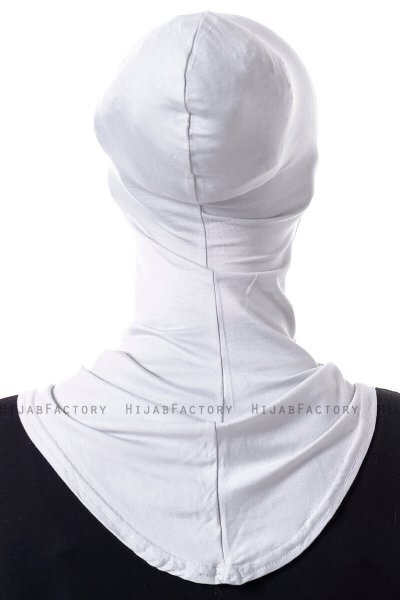 Damla - Bonnet Maschera Ninja Hijab Grigio Chiaro
