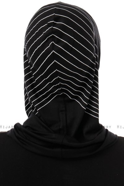 Babe Cross - Hijab Al Amira One-Piece Nero & Bianca