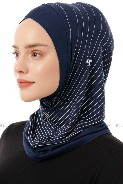Babe Cross - Hijab Al Amira One-Piece Blu Navy