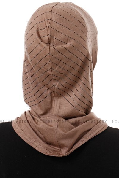 Babe Cross - Hijab Al Amira One-Piece Taupe Scuro
