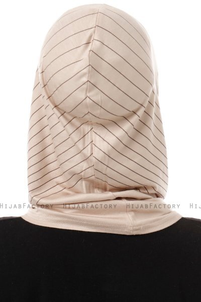 Babe Cross - Hijab Al Amira One-Piece Taupe Chiaro