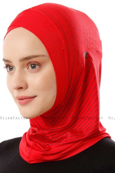 Babe Cross - Hijab Al Amira One-Piece Rosso