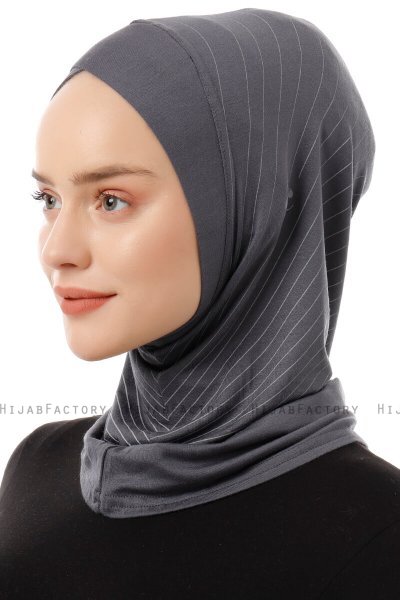 Babe Cross - Hijab Al Amira One-Piece Grigio Scuro
