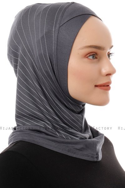 Babe Cross - Hijab Al Amira One-Piece Grigio Scuro