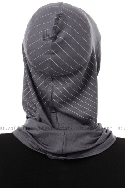 Babe Cross - Hijab Al Amira One-Piece Grigio Scuro