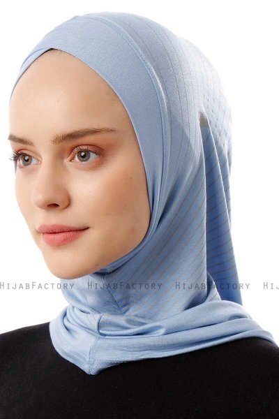 Babe Cross - Hijab Al Amira One-Piece Azzurro
