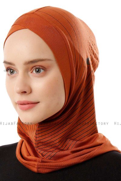 Babe Cross - Hijab Al Amira One-Piece Rosso Mattone
