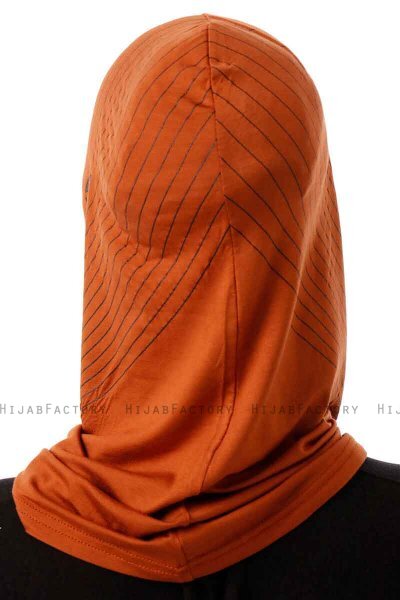 Babe Cross - Hijab Al Amira One-Piece Rosso Mattone