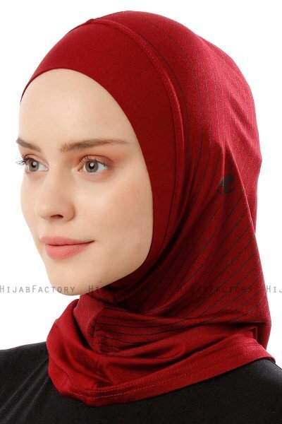 Babe Plain - Hijab Al Amira One-Piece Bordò