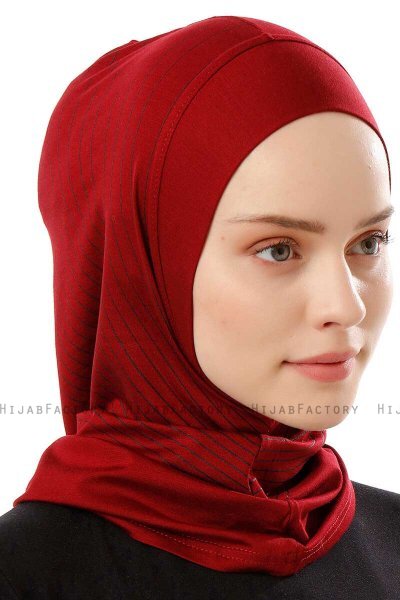 Babe Plain - Hijab Al Amira One-Piece Bordò