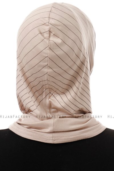 Babe Plain - Hijab Al Amira One-Piece Taupe Chiaro