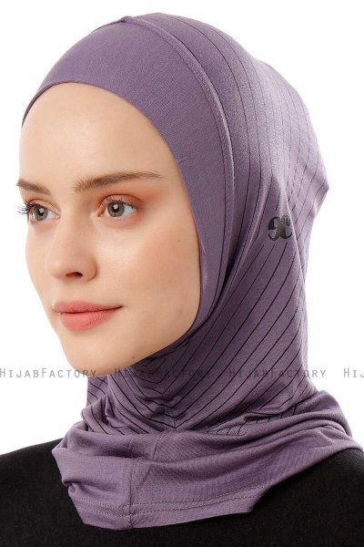 Babe Plain - Hijab Al Amira One-Piece Viola