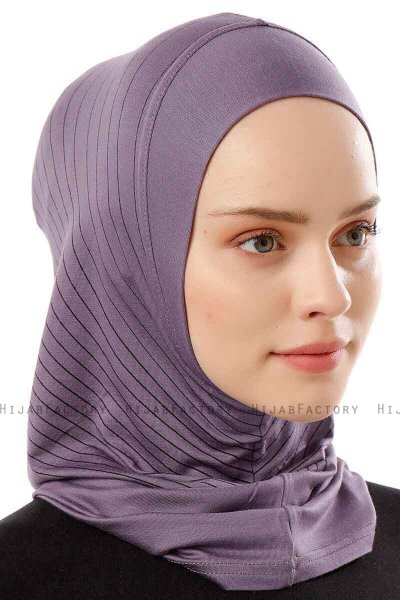 Babe Plain - Hijab Al Amira One-Piece Viola
