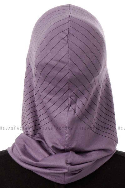 Babe Plain - Hijab Al Amira One-Piece Viola
