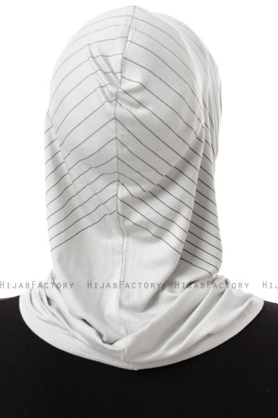 Babe Plain - Hijab Al Amira One-Piece Grigio Chiaro