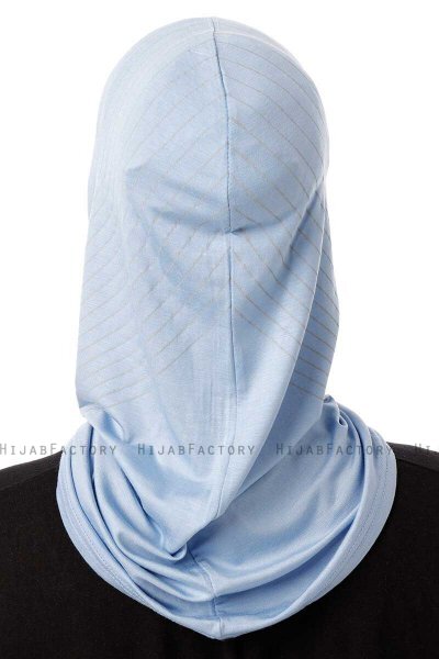 Babe Plain - Hijab Al Amira One-Piece Azzurro