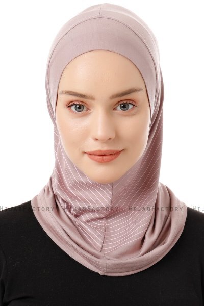 Babe Plain - Hijab Al Amira One-Piece Grigio Pietra