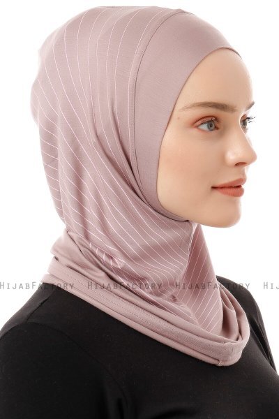 Babe Plain - Hijab Al Amira One-Piece Grigio Pietra