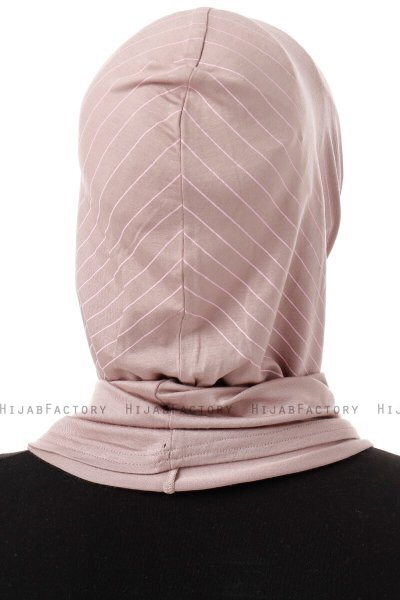 Babe Plain - Hijab Al Amira One-Piece Grigio Pietra