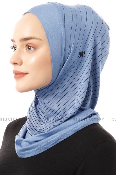 Babe Plain - Hijab Al Amira One-Piece Indaco