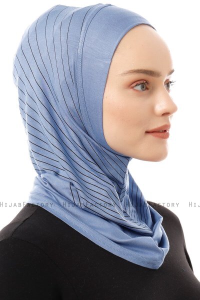 Babe Plain - Hijab Al Amira One-Piece Indaco