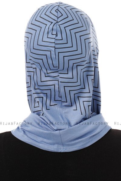 Silva Cross - Hijab Al Amira One-Piece Indaco
