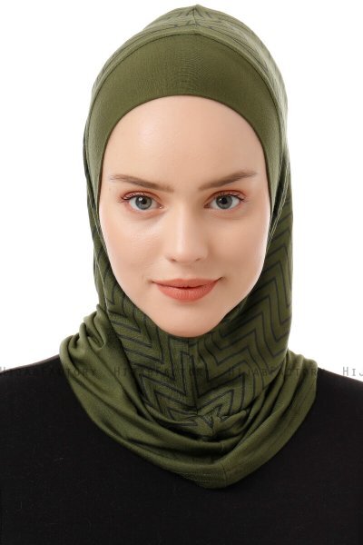 Silva Plain - Hijab Al Amira One-Piece Cachi