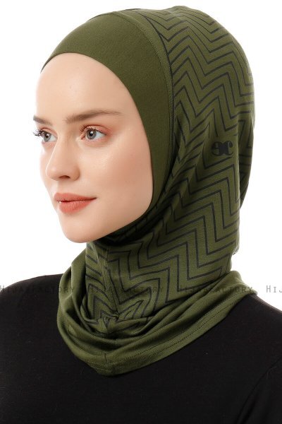 Silva Plain - Hijab Al Amira One-Piece Cachi