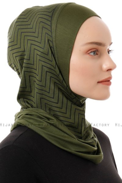 Silva Plain - Hijab Al Amira One-Piece Cachi
