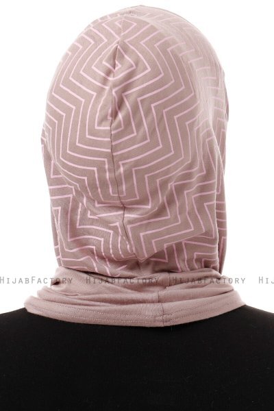Silva Plain - Hijab Al Amira One-Piece Grigio Pietra