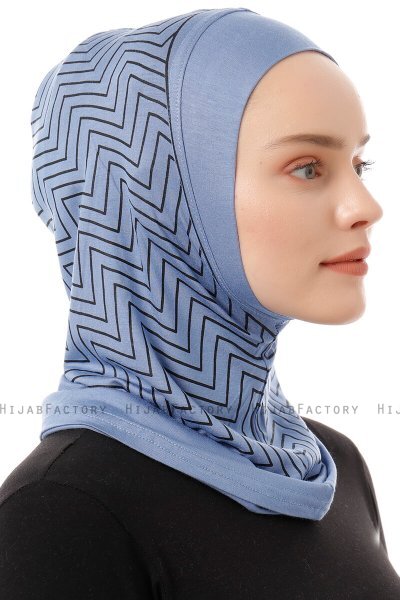 Silva Plain - Hijab Al Amira One-Piece Indaco