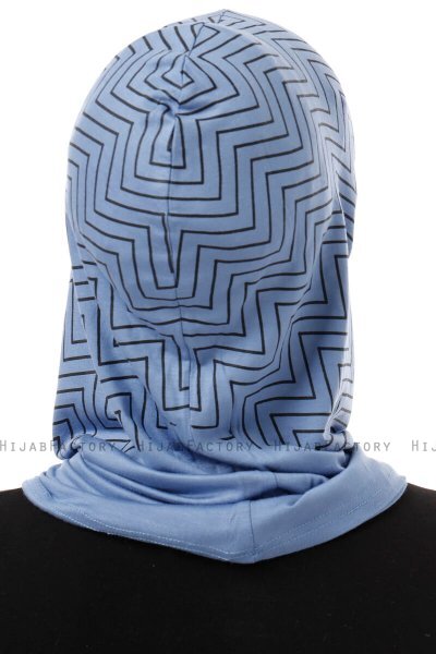 Silva Plain - Hijab Al Amira One-Piece Indaco