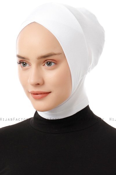 Elnara - Bonnet Cross Hijab Creme