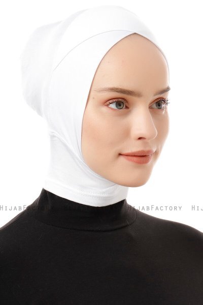 Elnara - Bonnet Cross Hijab Creme