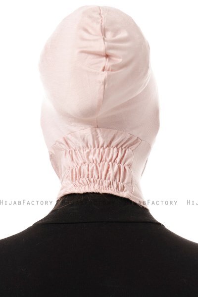 Elnara - Bonnet Cross Hijab Rosa Antico