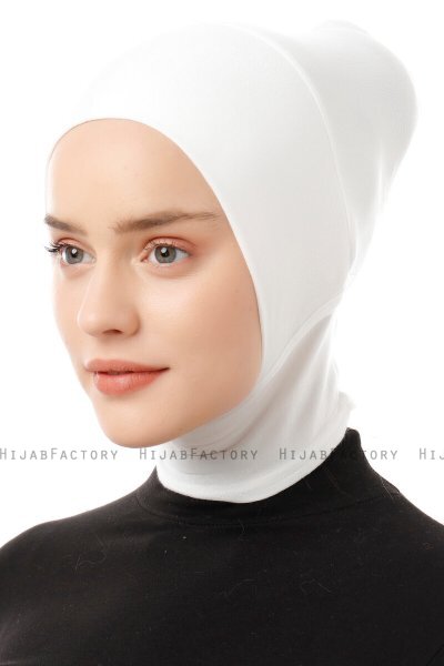 Elnara - Bonnet Plain Hijab Creme