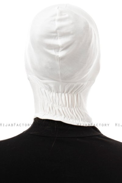 Elnara - Bonnet Plain Hijab Creme