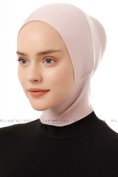 Elnara - Bonnet Plain Hijab Rosa Antico