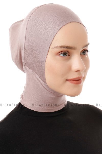 Elnara - Bonnet Plain Hijab Grigio Pietra