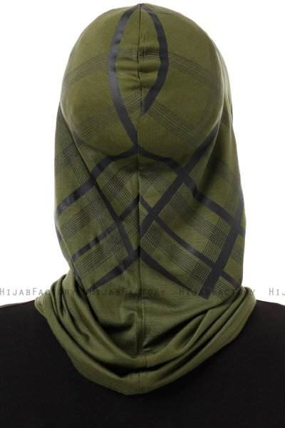 Ekose Cross - Hijab Al Amira One-Piece Cachi