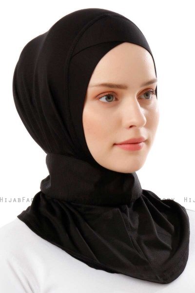 Ceren - Hijab Pratico Viscosa Nero