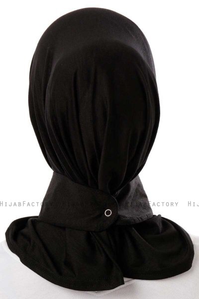 Ceren - Hijab Pratico Viscosa Nero