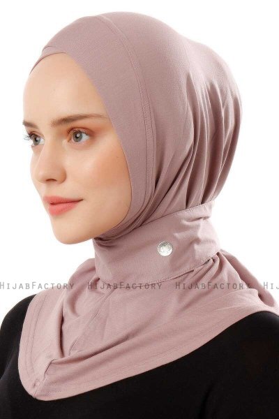 Ceren - Hijab Pratico Viscosa Grigio Pietra