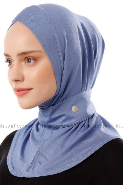 Ceren - Hijab Pratico Viscosa Indaco