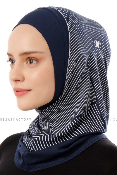 Wind Plain - Hijab Al Amira One-Piece Blu Navy