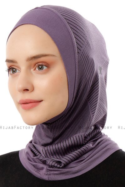 Wind Plain - Hijab Al Amira One-Piece Viola