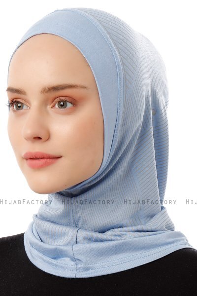 Wind Plain - Hijab Al Amira One-Piece Azzurro